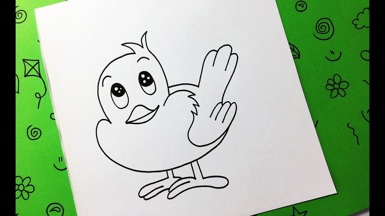Cómo Dibujar un Pájaro Paso a Paso (Fácil y Rápido) | How to Draw a Bird step by step