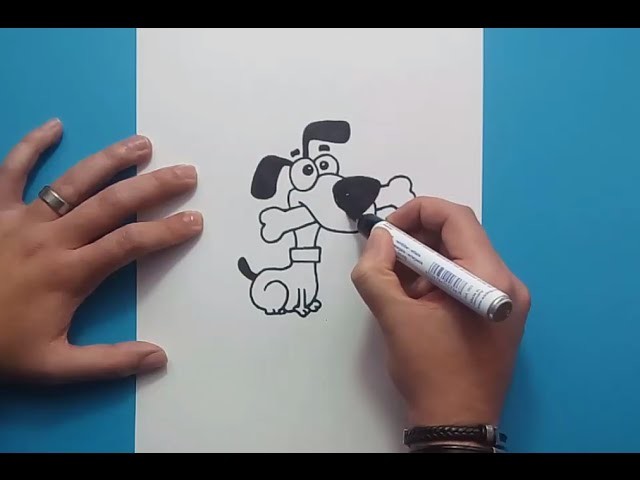 Como dibujar un perro paso a paso 31 | How to draw a dog 31