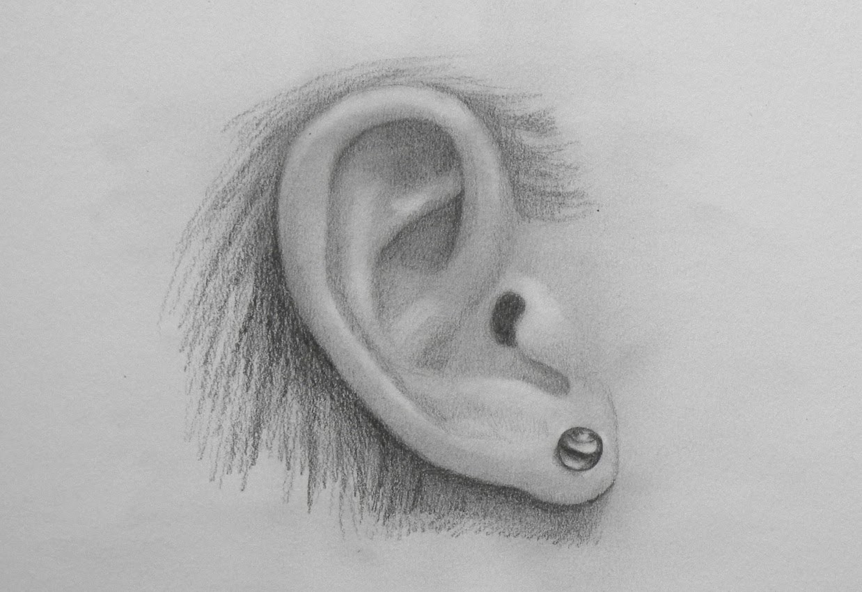 Cómo dibujar una oreja realista - Arte Divierte