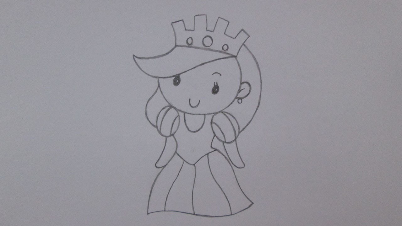 Cómo dibujar una reina