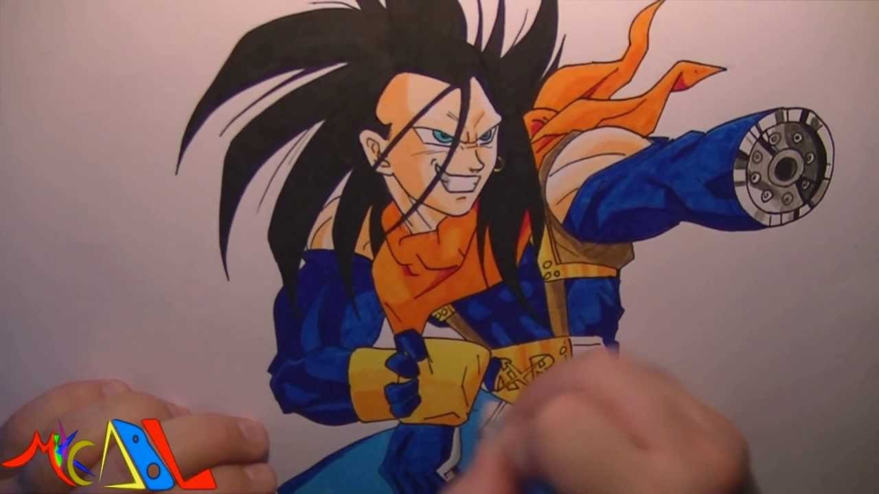 Dibujando a: Super Androide 17