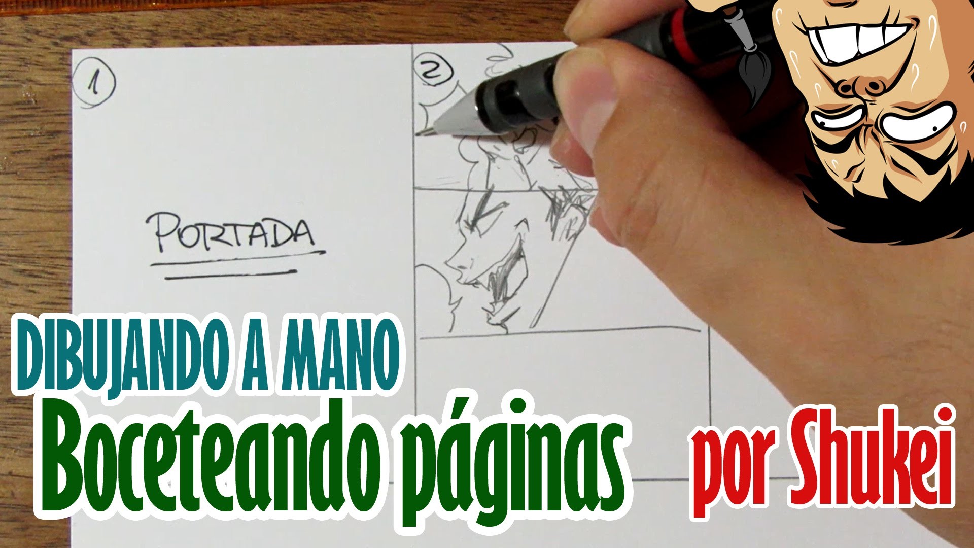 Dibujando Manga a mano - Boceteando páginas por @ShukeiArt