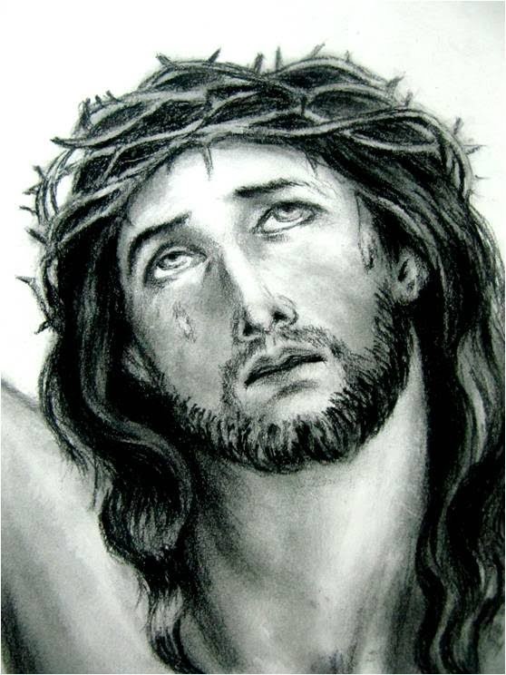 Clases de Dibujo artístico rostro de Cristo