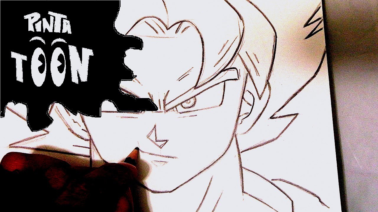 Como dibujar a Goku Ssj Dios Azul--DE VERDAD APRENDES!