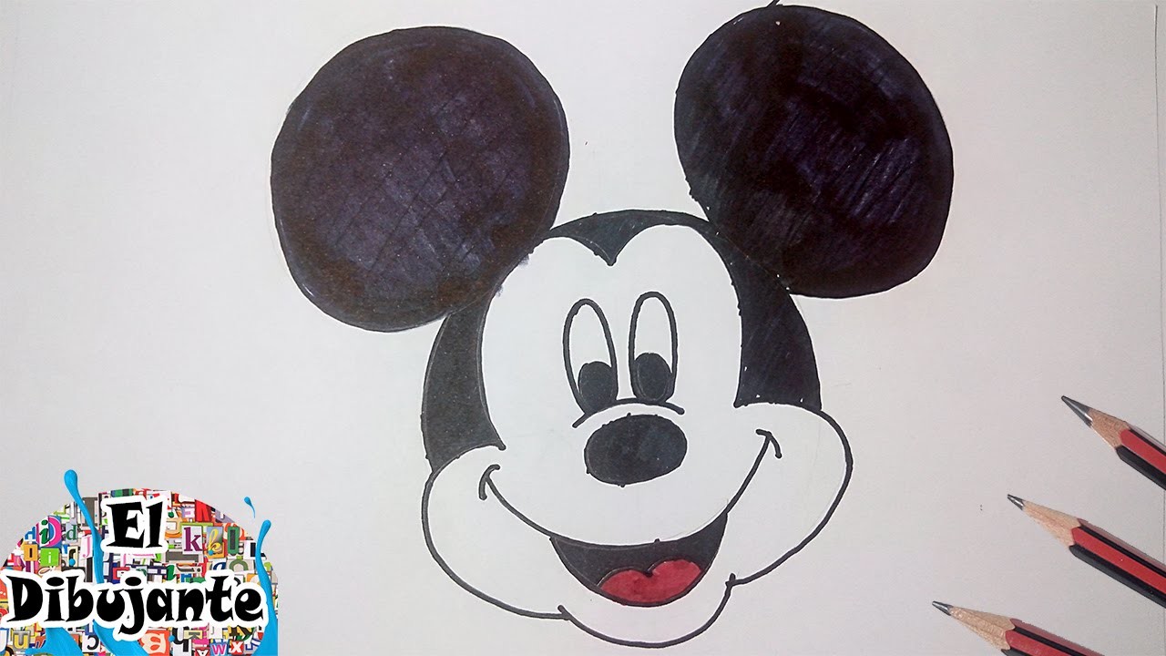 Como Dibujar a Mickey Mouse paso a paso [El Dibujante]