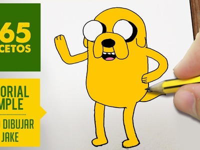 COMO DIBUJAR JAKE DE HORA DE AVENTURAS PASO A PASO - How to draw a Jake of Adventure Time