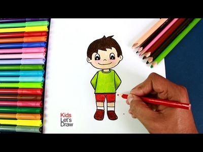 Cómo dibujar un Niño paso a paso (fácil) | How to Draw a Cute Boy Easy