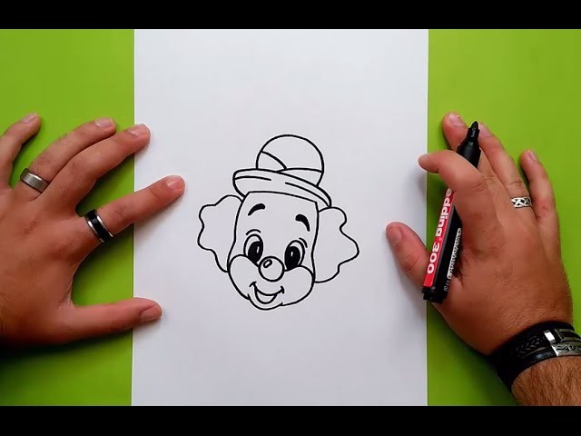 Como dibujar un payaso paso a paso 11 | How to draw a clown 11