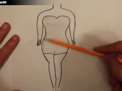 Como dibujar un vestido de noche