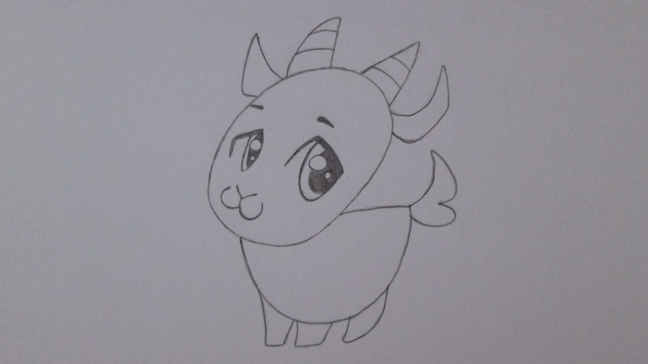 Cómo dibujar una cabra