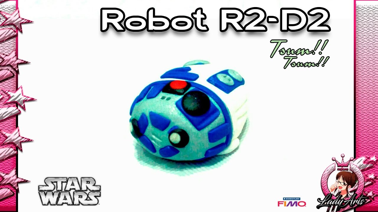 Robot R2-D2 | Polymer Clay | Tsum Tsum | Tutorial