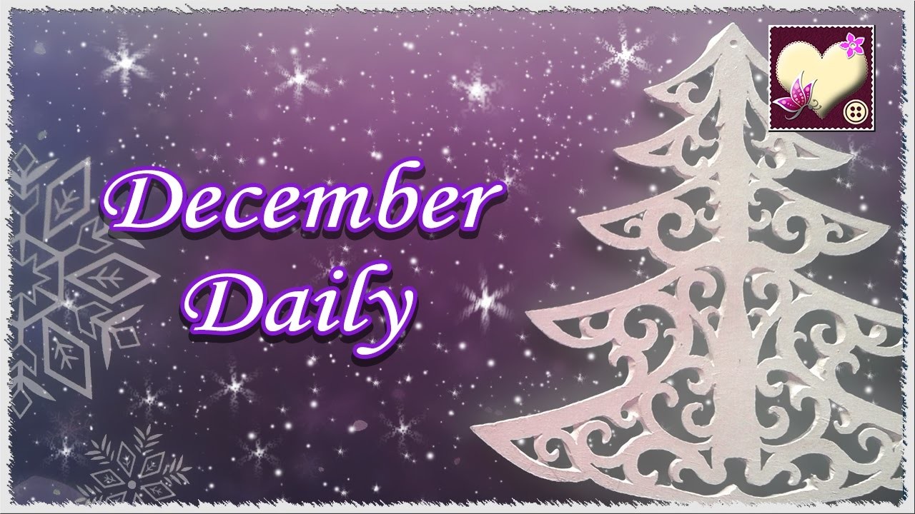 Cómo hacer un "December Daily".(Estructura) Tutorial de Navidad#1