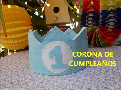 CORONA DE CUMPLEAÑOS- CROWN BIRTHDAY
