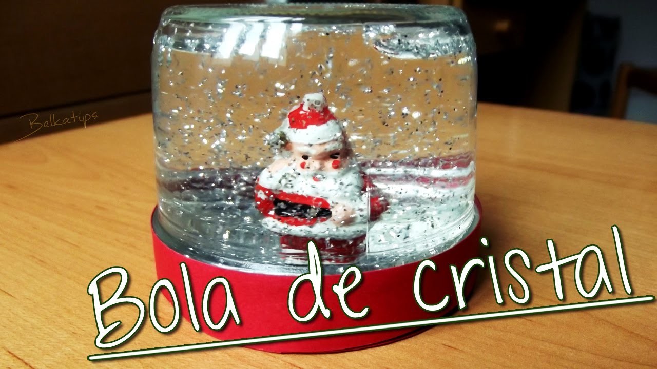 DIY: Adorno de navidad | Bola de cristal