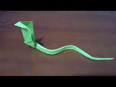 ORIGAMI: SERPIENTE DE PAPEL - origami snake
