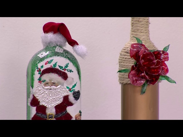 Còmo Hacer una Botella Navideña Decorada - Hogar Tv  por Juan Gonzalo Angel