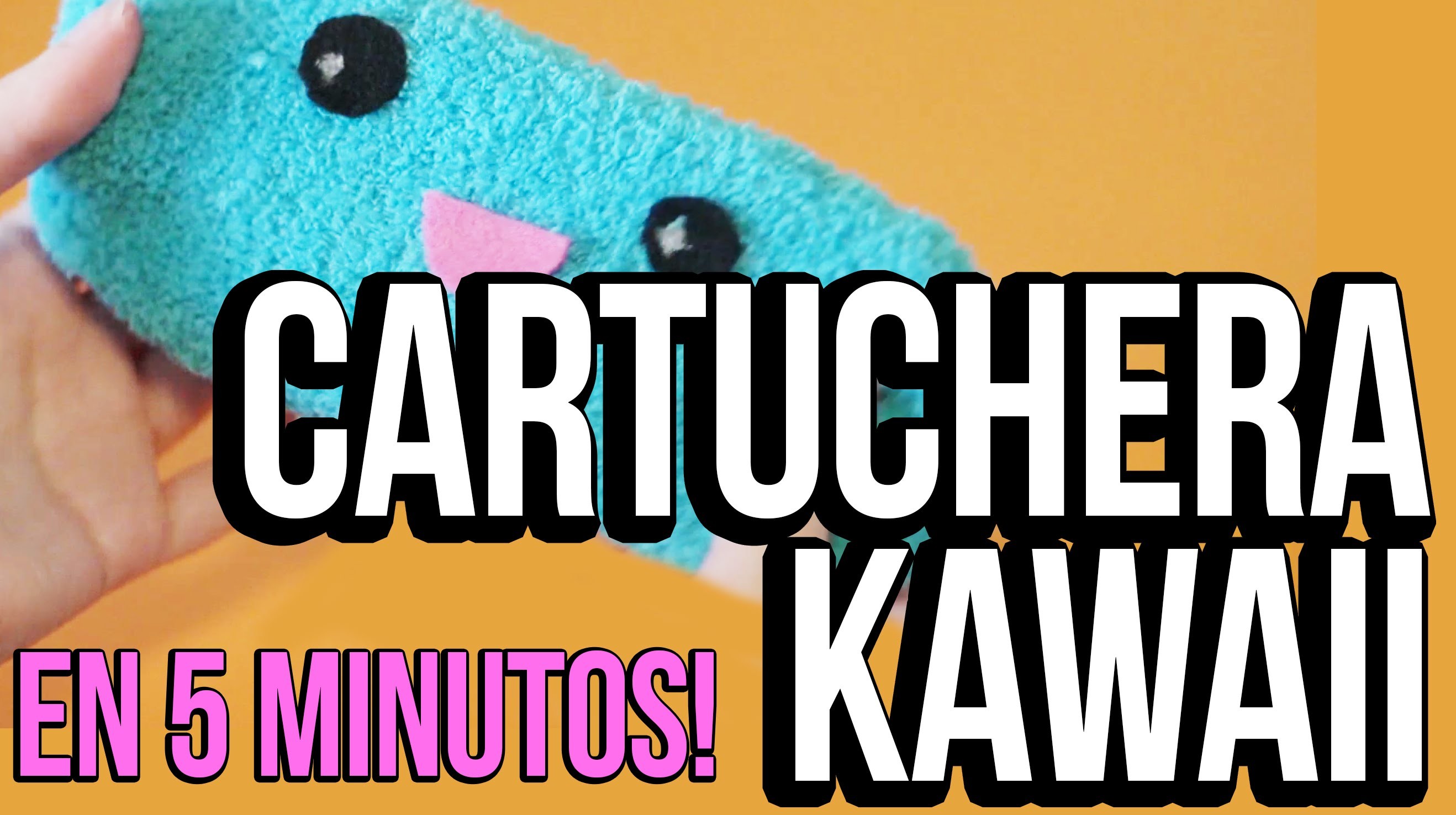 Cómo hacer una cartuchera Kawaii - EN MENOS DE 5 MINUTOS!!!