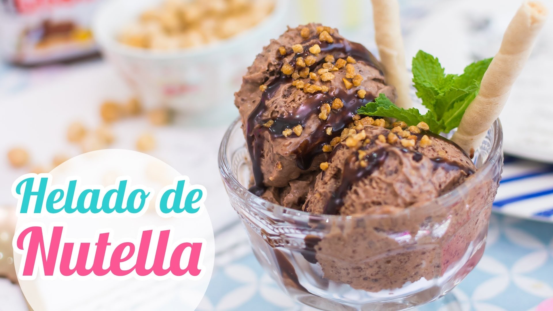 Helado de Nutella | Súper cremoso y sin máquina heladera | Quiero Cupcakes!