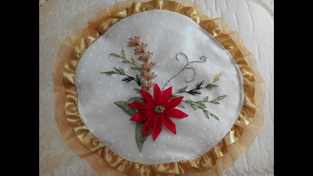 TORTILLERO BORDADO NAVIDEÑO (Embroidered Tortilla Container Christmas)
