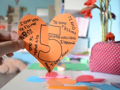 Carta de corazones.- Carta creativa para mi novio