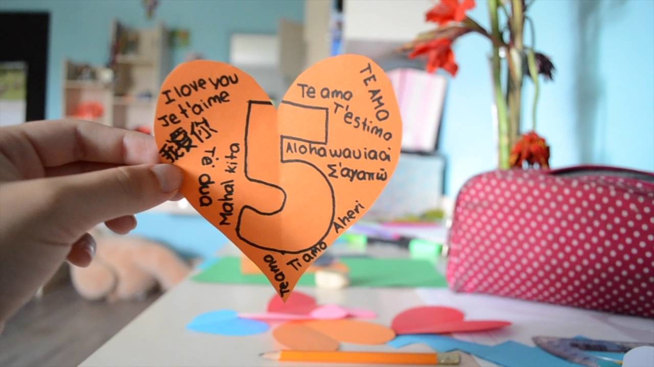 Carta de corazones.- Carta creativa para mi novio