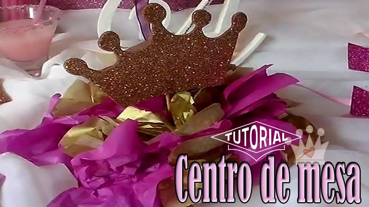 Centro de mesa de corona de princesas | Princess Centerpiece