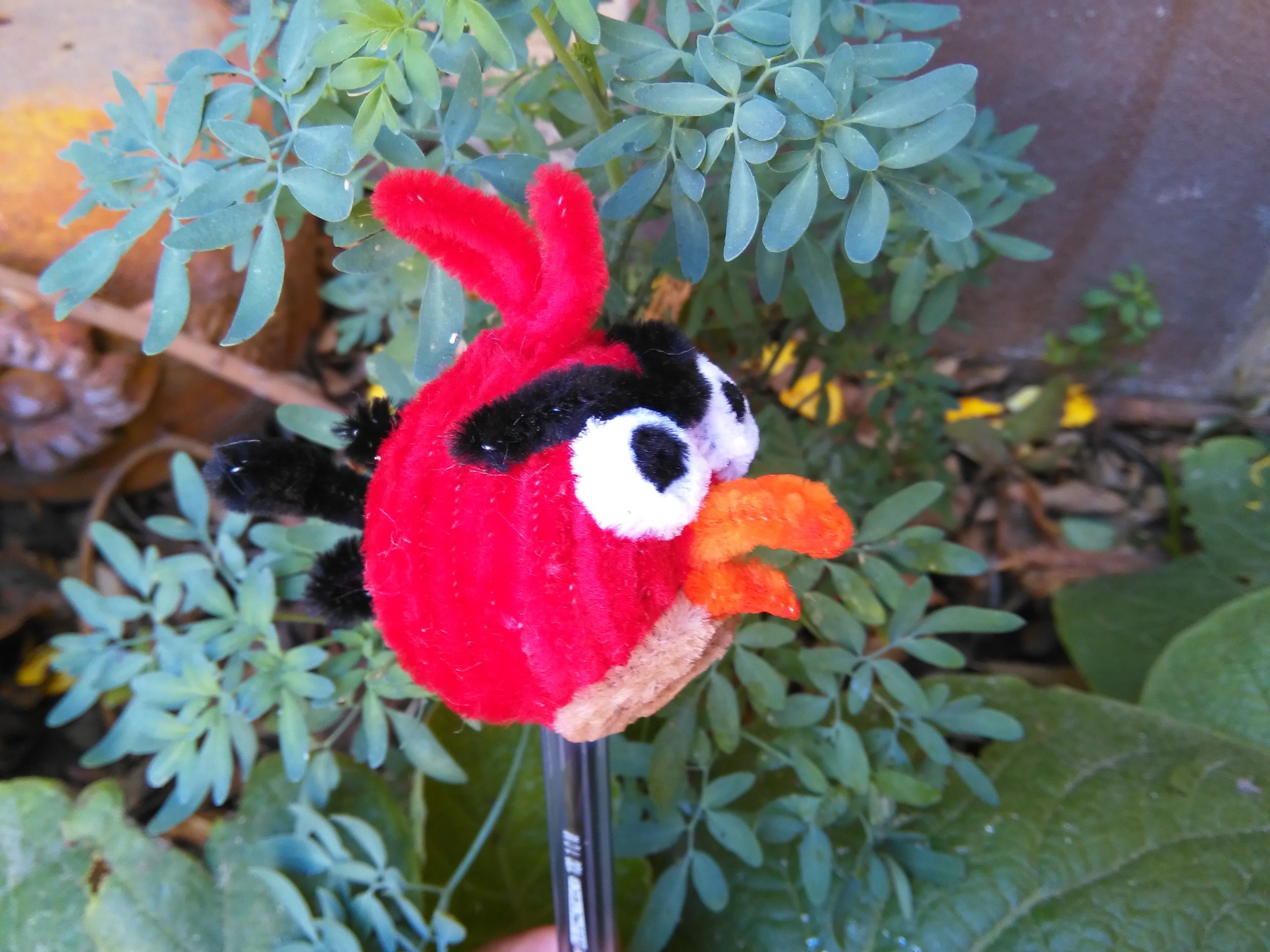 Como hacer un Angry Birds con limpiapipas