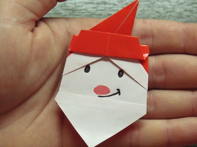 Como hacer un ROSTRO de SANTA CLAUS para Navidad | Figuras navideñas de papel SUPER FACILES!