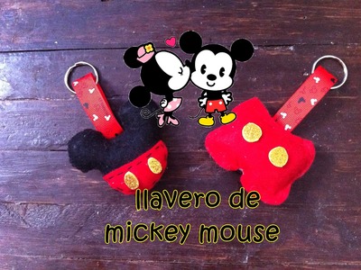 DIY Llavero de Mickey Mouse