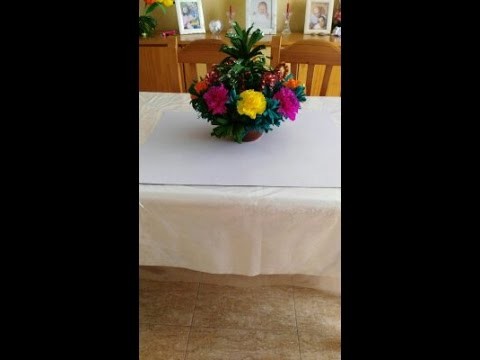 Claveles de papel crepe!