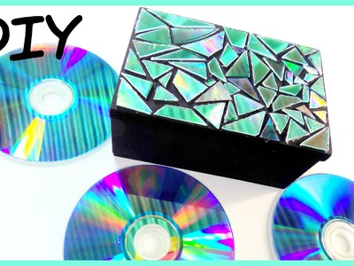 Cofre decorado con CD reciclado | Consejitos Express ♥L.C.M ♥