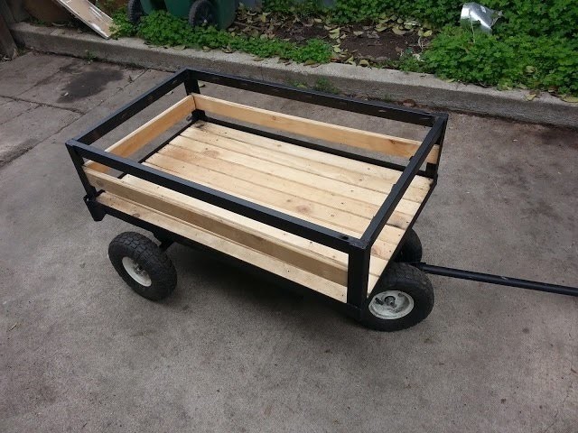 Como hacer un carrito para jalar how to make a pull wagon