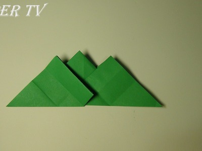 [Paper TV] Origami mountain 산 종이접기 折り紙 マウンテン como hacer montaña de papel