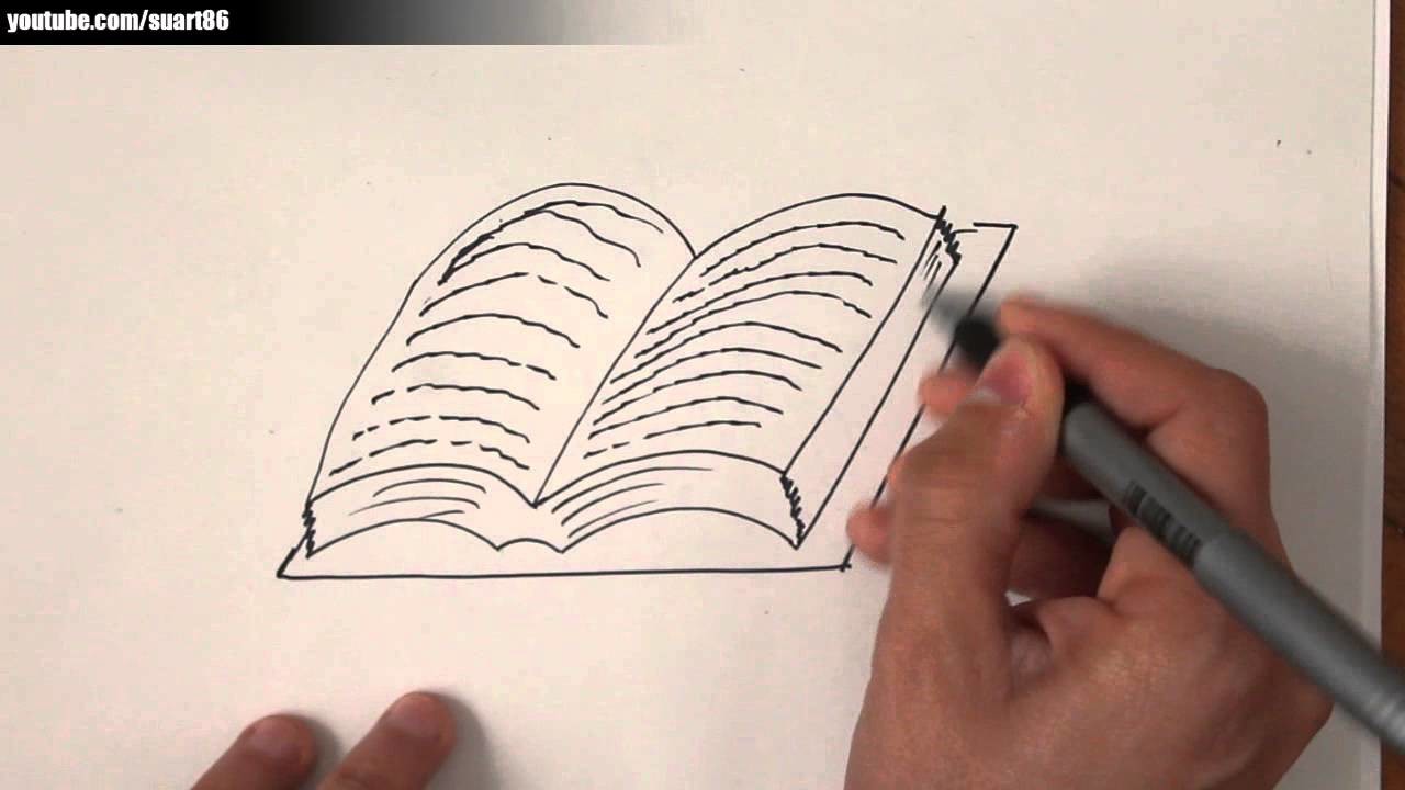 Como dibujar un libro