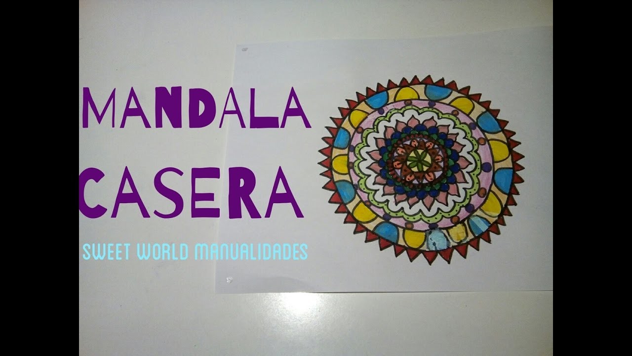 Como hacer una mandala.