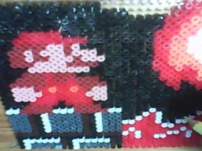 Hama Bead de Mario 8bits (Super Mario Bros)