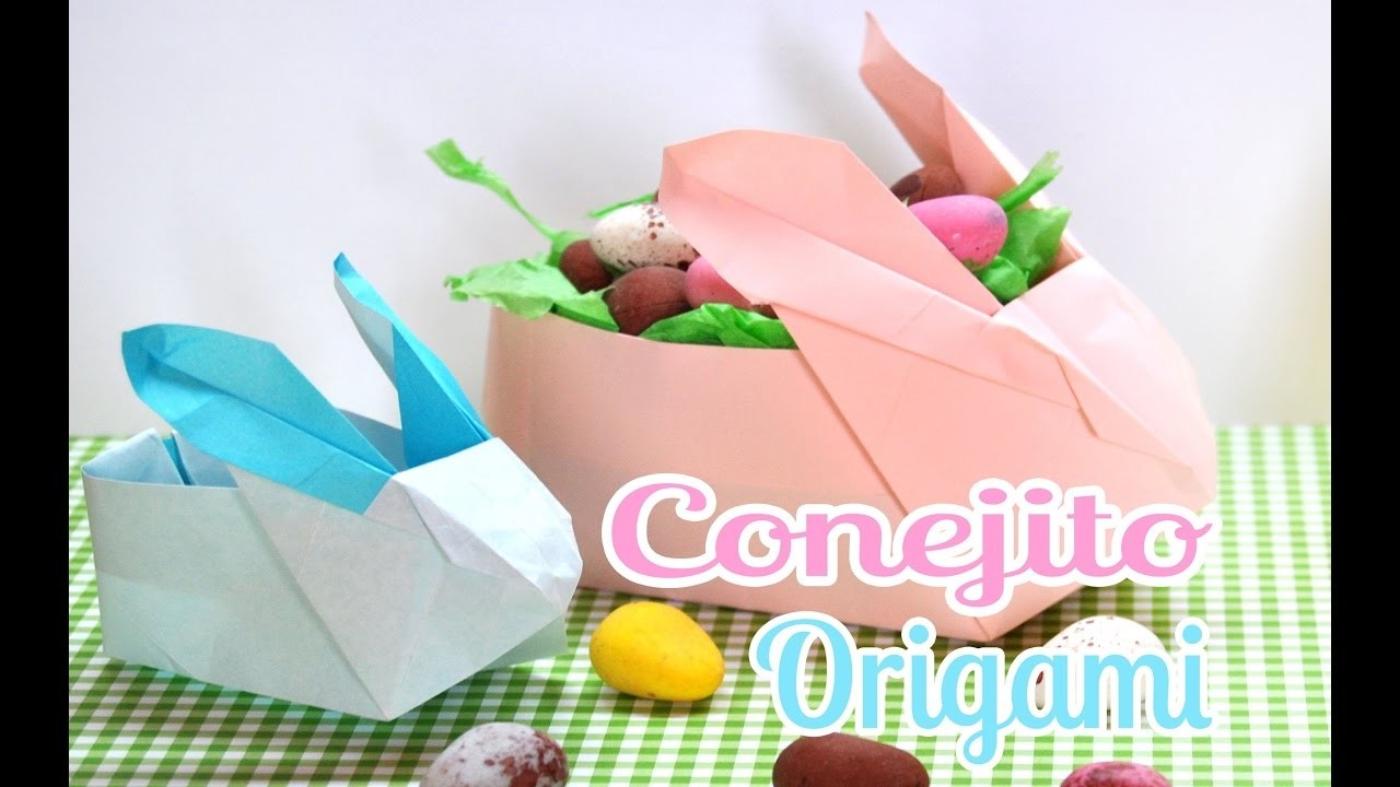 Manualidades: Caja conejo en Origami - Hogar Tv  por Juan Gonzalo Angel