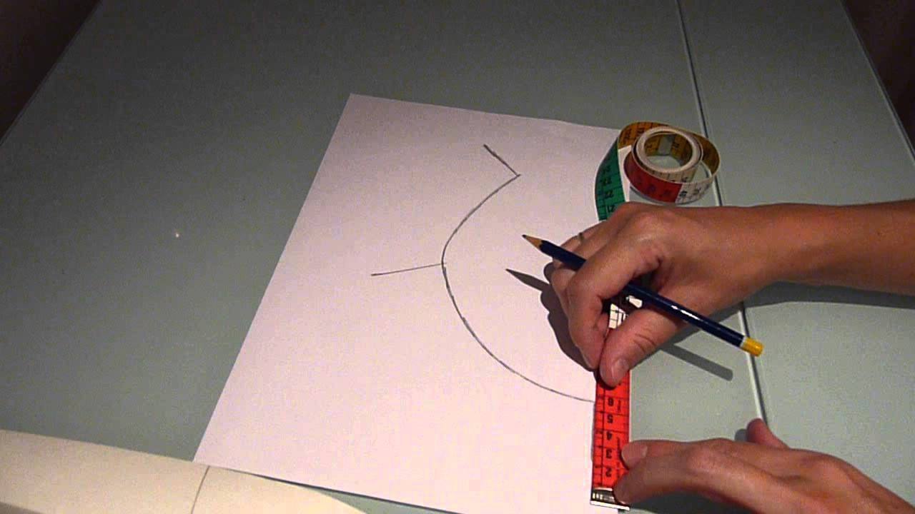 Cómo dibujar el patrón de un cuello tipo Peter Pan o tipo bebé para blusa