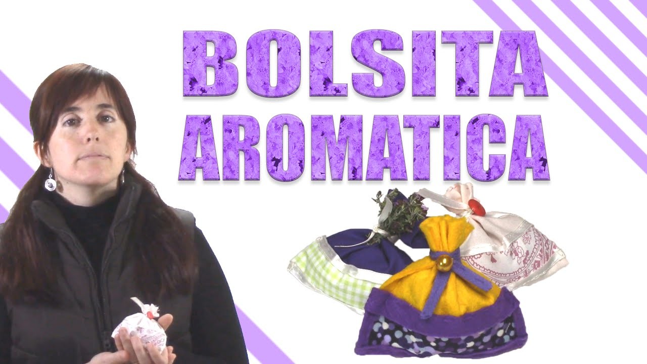 Como hacer una bolsa para lavanda u otras aromaticas - Video tutorial - diy