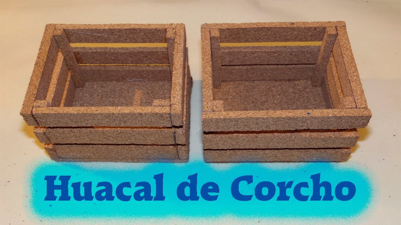 DIY | Huacal hecho con corcho | PumitaNegraArt
