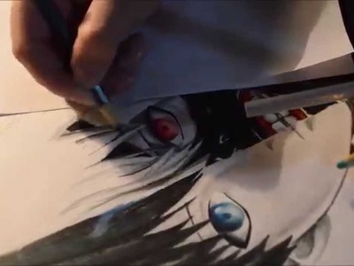 Drawing. Kaneki Ken. Tokyo Ghoul