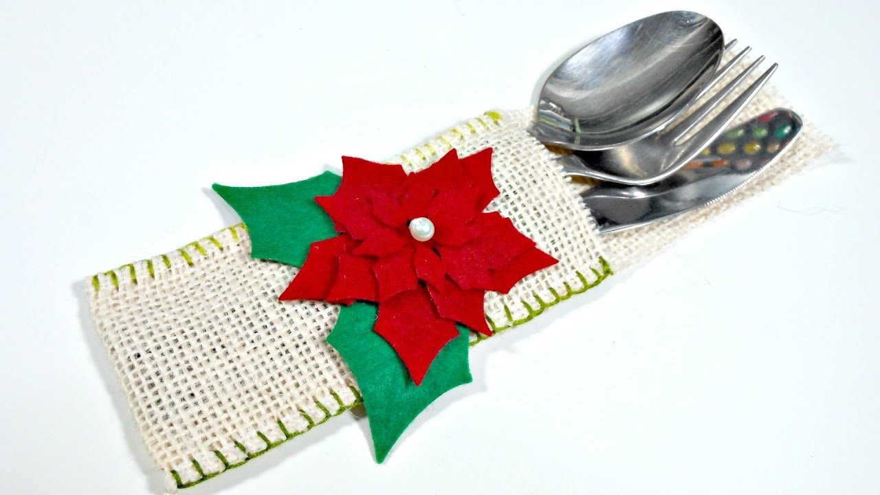 Ideas de Navidad #10 | Porta Cubiertos | Decoración de Navidad