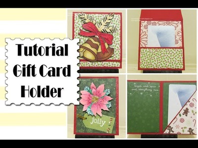 Ideas de Tarjetas Navideñas con Bolsillo | Tutorial DIY Gift Card Holder | Luisa PaperCrafts
