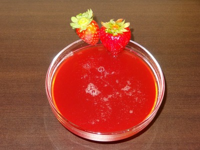 Receta de almíbar de fresa casero | Almíbar para tartas | Almíbar de azúcar