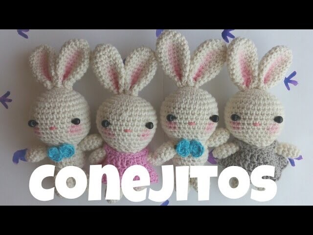 Conejitos a crochet (bunny)