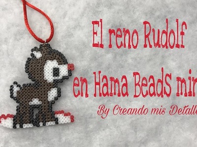 DIY El Reno Rudolf en Hama Beads Mini