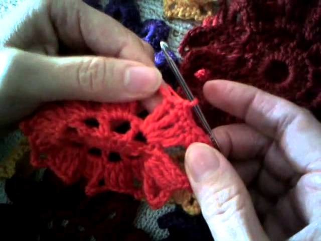 Flores en Crochet; como unirlas