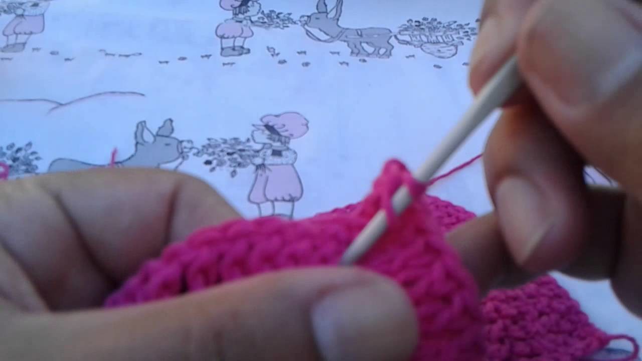 Malla tejida a crochet para nena de 2 años P.1
