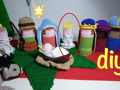 Nacimiento Tejido parte 2 Ganchillo, Crochet Nativity set DIY