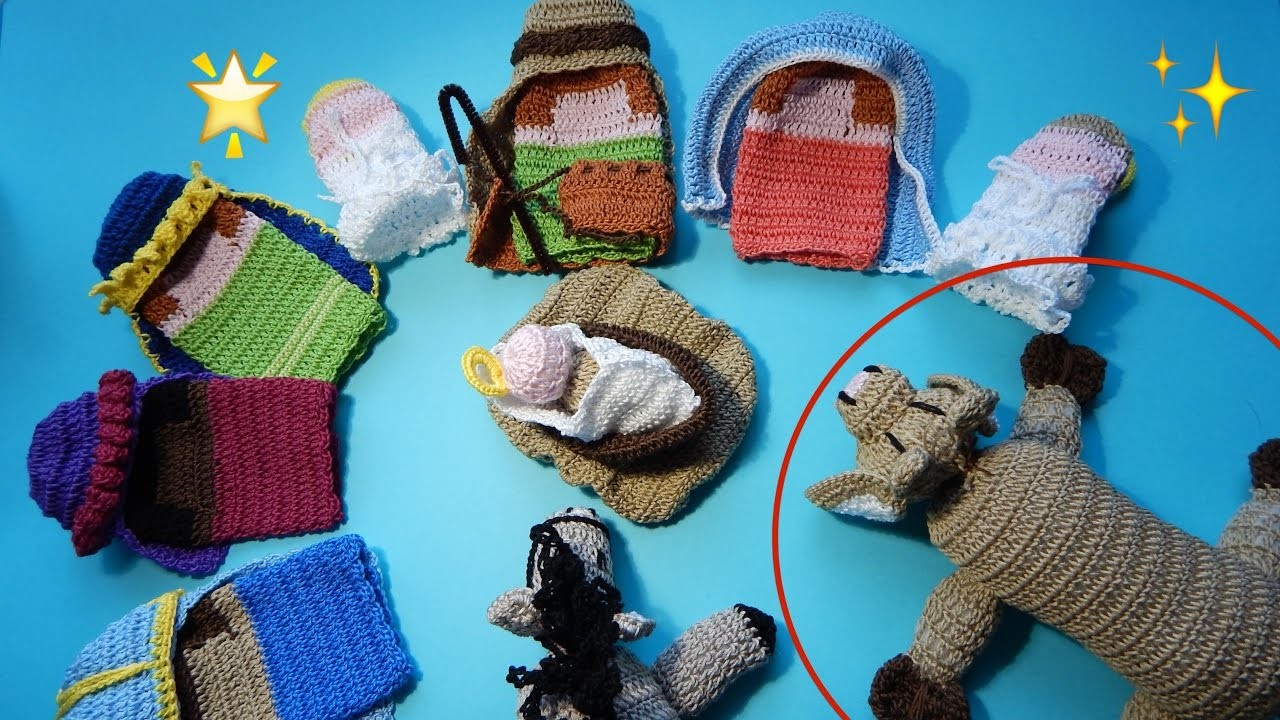 Nacimiento Tejido parte 7 Ganchillo, Crochet Nativity set DIY